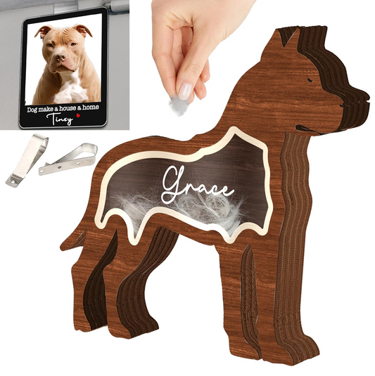 Pitbull Dog Hair Keepsake