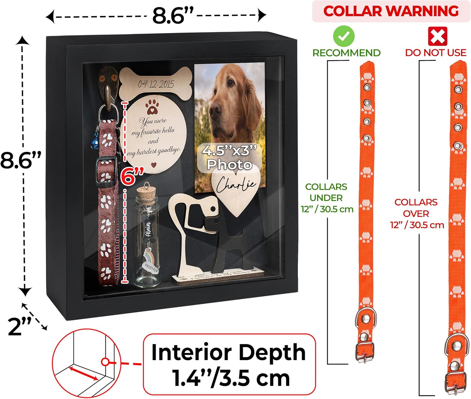 Pet Memorial Shadowbox, Dog Condolence Gifts, Pet Loss Sympathy Gifts, Pet Shadow Box, Pet Memorial, Cat Lover Gift, Christmas Gift