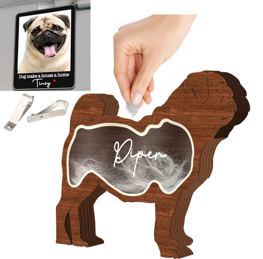 Pug Dog Hair Keepsake